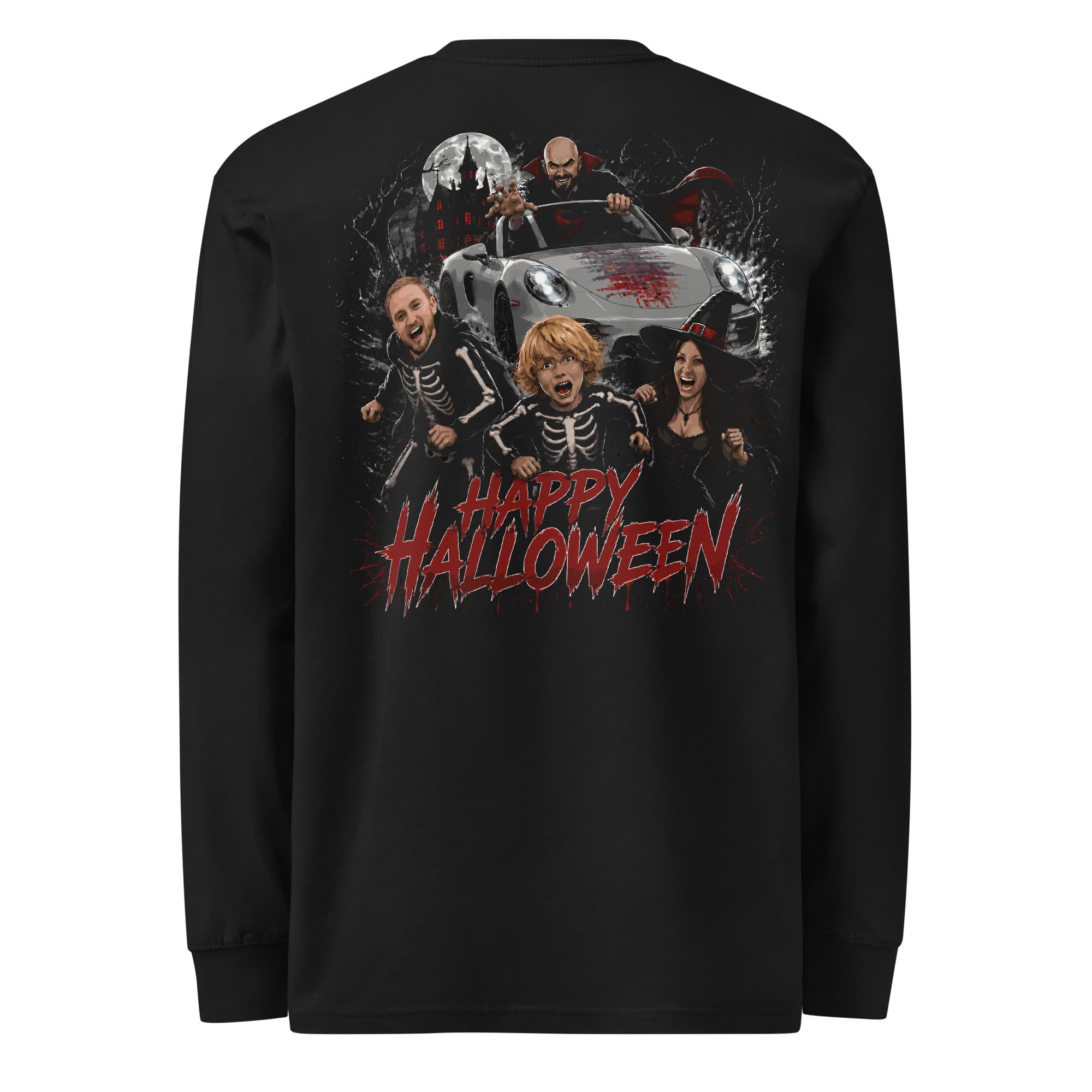 Chasing Halloween - Men's heavyweight long sleeve t-shirt